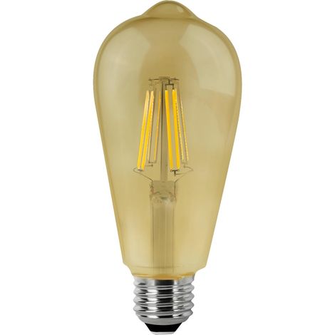 Bombilla LED Filamento Vintage Pera E27 4W Matel (1/4)