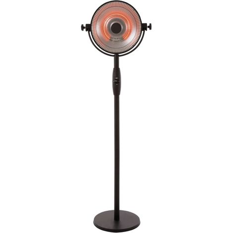 SUNRED Chauffage électrique extérieur sur pied - Style Rétro - 2100 W - Noir (1/5)