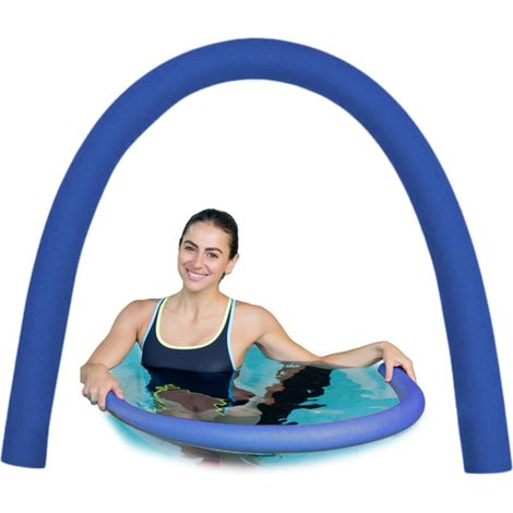 Poolnudeln, 6, 6 x 152, 4 cm, Hohlschaum-Pool-Schwimmnudel, leichte Schaumstoffnudeln für Kinder, schwimmend, blau, schwimmt (1/5)