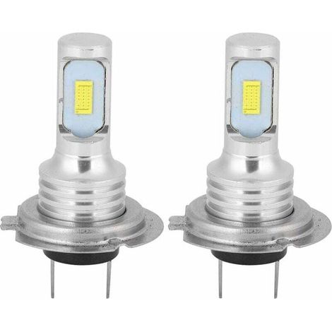 Ampoules LED antibrouillard (lot de 2) 80 W 6000 K universelles H7, blanc ultra-brillant, 12-24 V + ampoule LED H7 (1/5)