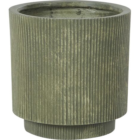 Plant Pot DARIA 37 cm Olive Green