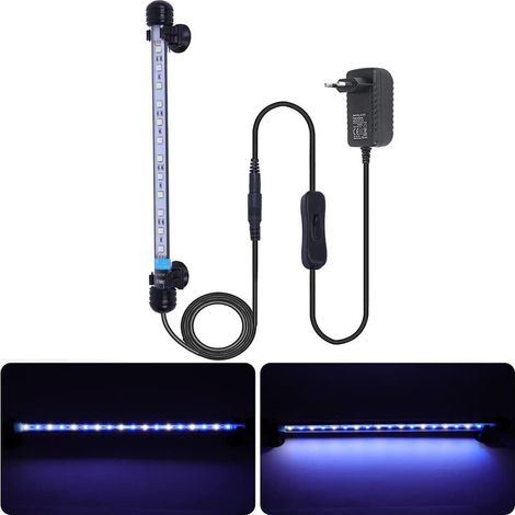Aquarium LED Lighting, Waterproof LED Dragon Fish Tank Light, Blue and White, 28cm (1/5)