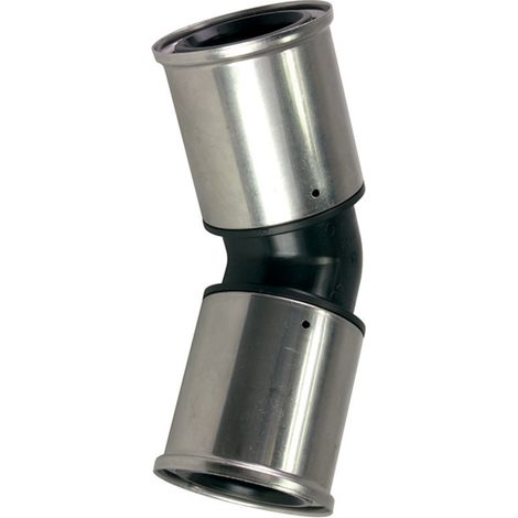 Coude 45° égal PVDF multicouche à sertir BE Ø50x4.0 (1/2)