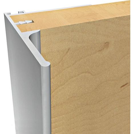TRENTADUE perfil tirador aluminio lia 2,60 plata mate (caja 2) (1/2)