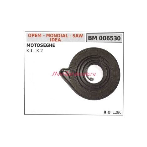 OPEM Anlasserfeder für K1 K2 Kettensäge 006530