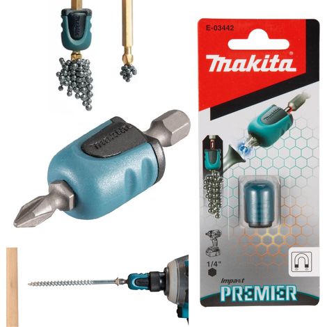 Makita E-03442 Mag Boost Impact Premier Magnetic Hex Adaptor Bit