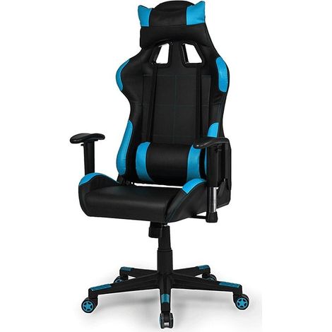 Silla gaming Silverstone Negro - Turquesa Silverstone 67cm (ancho) x 124cm (alto) (1/5)