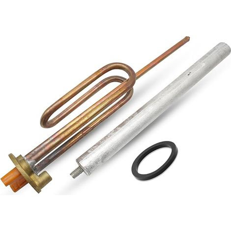 Résistance pour Chauffe-eau 1500 W Résistance Chauffante Anode Magnésium Joint Caoutchouc Vis Fixation Pour Chauffe-eau Électrique (1/5)