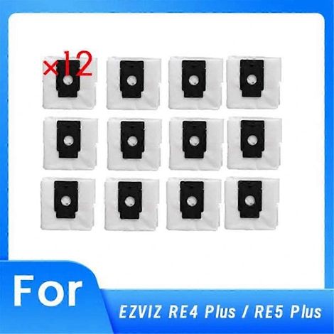 Confezione da 12 sacchetti di ricambio per robot aspirapolvere EZVIZ RE4 Plus / RE5 Plus - AquaForge (1/5)