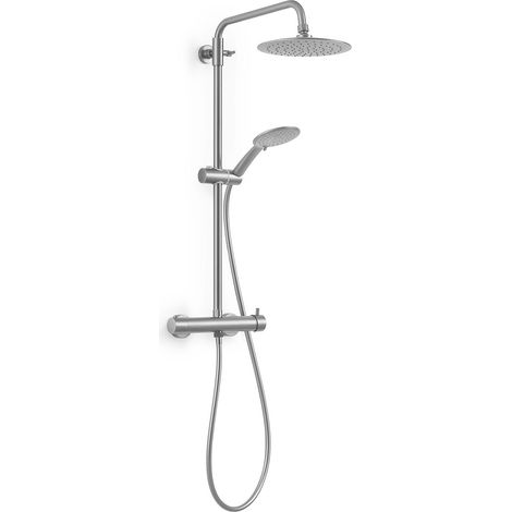 Colonne De Douche Avec Mitigeur, 3 Jets, Pommeau 22,5 Cm (1/2)