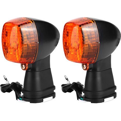 Tbest Clignotant Avant Moto LED Pour Zxr 250R 400R 750R - Noir et Jaune. (1/5)