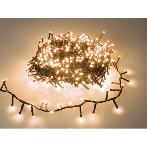 Straightlight Led - 16 M - 750 Lampade Bianche Arizona - Filo Verde