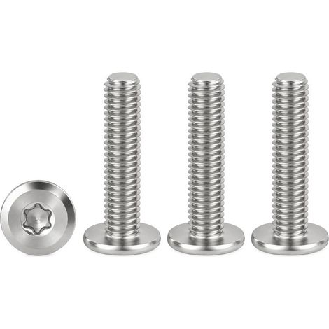 Vis Inox M4x35mm, 20 Pièces Vis Torx à Tête Plate MéCaniques (1/5)