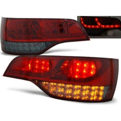Paire de feux arriere Audi q7 de 2006 a 2009 FULL LED rouge fume (1/2)