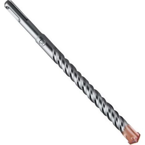 SDS Plus Foret professionnel pour marteau perforateur 14mm200mm avec 4 tranchants en carbure cémenté, foret à maçonnerie, idéal pour percer dans la pierre, le béton, la pierre naturelle, le