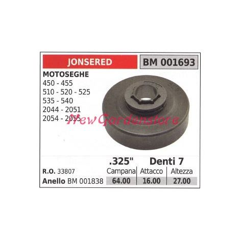 Pignone JONSERED motore motosega 450 455 510 520 525 535 .325' denti 7 001693
