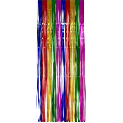 Shimmer Curtain - Rainbow - 91x244cm / 36x96in - 72038