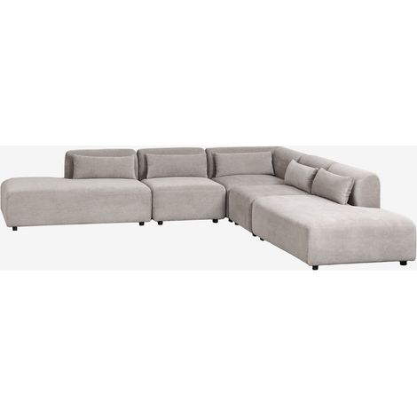 Divano modulare angolare Fogler in 5 pezzi con doppia chaise lounge SKLUM            