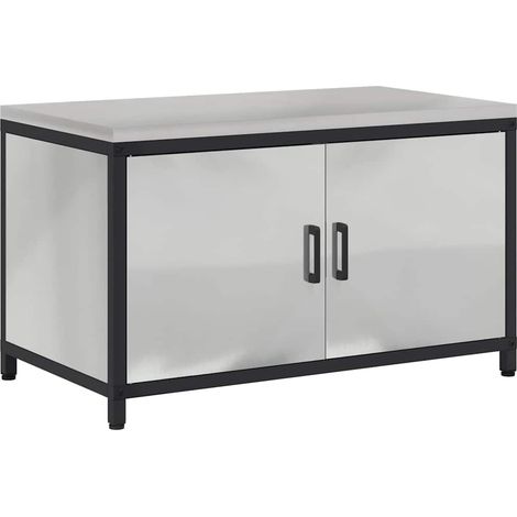 Meuble de rangement de cuisine Argenté Acier galvanisé CFW18588 (1/5)