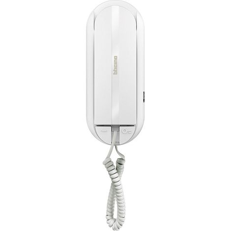 Legrand – Poste intérieur audio SPRINT L2 – Interphone avec vision nocturne – Alimentation électrique 230V – Installation en saillie