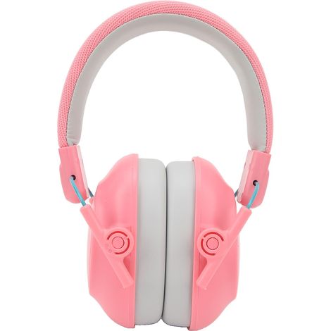 Gehörschutzkapseln mit 25 dB Geräuschreduzierung, geräuschunterdrückendes Headset, Gehörschutzkapseln zum Schießen und Rasenmähen, rosa (1/5)