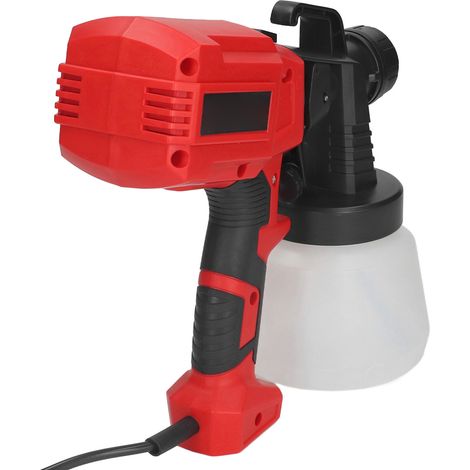 Pulvérisateur de peinture électrique portable avec buse à débit réglable 800 ml prise européenne 220V pour décoration bricolage (1/5)