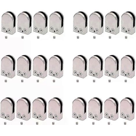 Pince à verre, 24 pinces réglables en acier inoxydable de 6 à 8 mm (1/5)