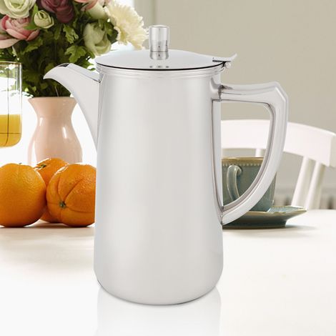 Bouilloire/tasse multifonctionnelle en acier inoxydable de 2 L pour lait, jus et café (1/5)