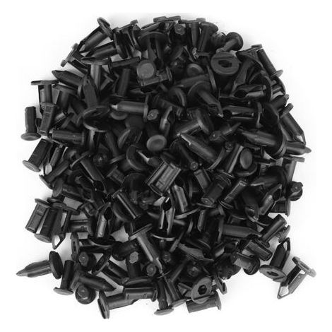 Rivets noirs de garde-boue de pare-choc de voiture, 100 pièces, attaches à Clips en plastique pour Toyota (1/5)