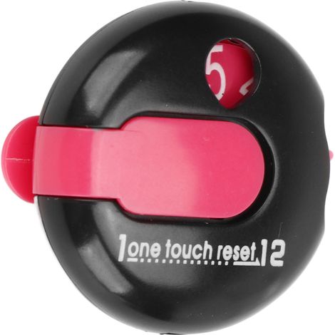 Compteur de Golf Magnétique - Accessoire Sportif Noir Rose, Scorekeeper Électronique avec Réinitialisation Facile