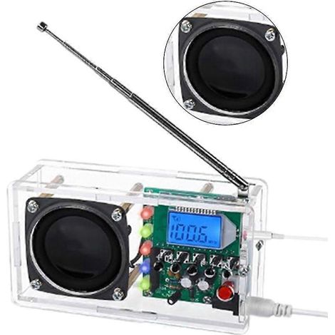 FM-Empfänger-Bausatz 5W 4Ohm mit fortschrittlicher DSP- und PLL-Technologie, LCD-Display