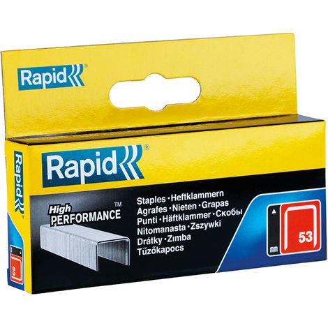 Rapid 53/12B 12mm Galvanised Staples – Box of 2,500 for Heavy-Duty Stapling RPD5312B2500