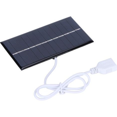 Panneau solaire 1W 6V en polysilicium, carte de charge solaire DIY pour jouets, lampes, pompes à eau (1/5)