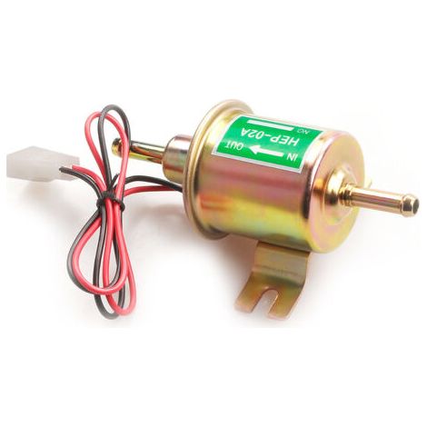 Pompe à Carburant Électronique, Pompe à Carburant Électrique 12V Pour Essence Diesel, Pompe à Essence Électrique 12V 3-5 Psi Pour Tondeuse Gazon, Carburateur, Essence, Moteur Diesel (Or) (1/4)