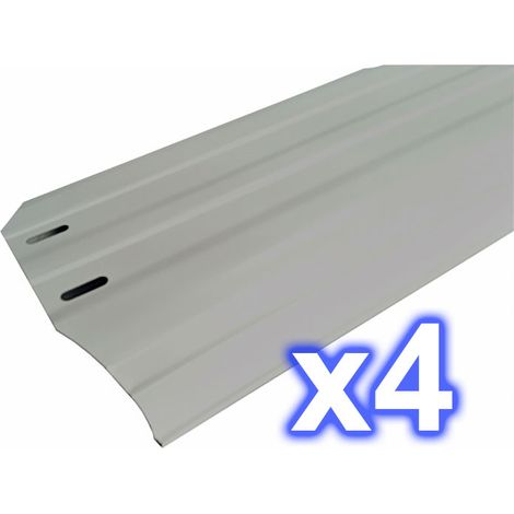 Kit de 4 playas 150 x 705 mm. color gris. Gre Ref. PLYG15040705.
