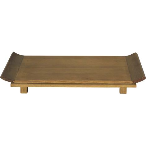 Tavolino Espositore Bonsai in Legno - Stile Giapponese - cm. 32x21x4,5 (1/3)