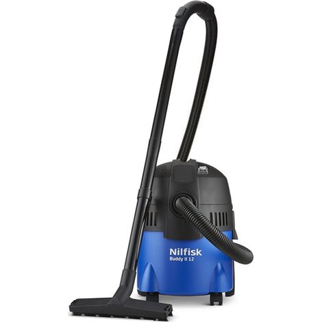 Nilfisk – Aspirateur cuve eau et poussière 1200W – Capacité 12L – Fonction soufflerie – Niveau sonore 74dB pour chantiers humides (1/5)