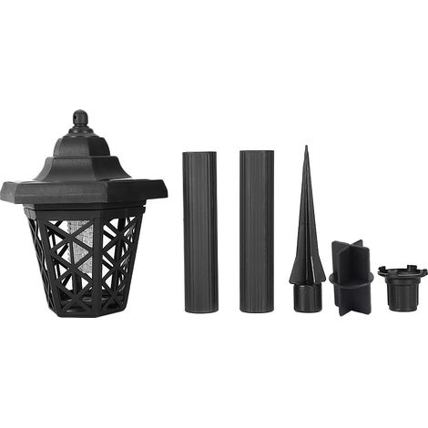 Lampe anti moustique hexagonale solaire maison extérieure étanche de jardin (1/5)