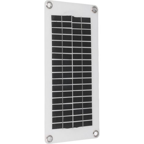 Chargeur Batterie Solaire 10W 12V Panneau Portable avec Contrôleur Intelligent pour Auto Voiture Camping-Car (1/5)