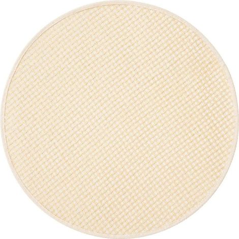 Set de Table Rond en Jute "Rivi" 38cm Blanc (1/3)