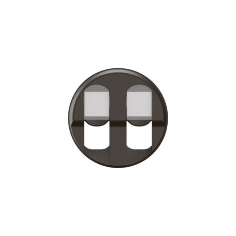 ENJOLIVEUR PRISE RJ45 DOUBLE NOIR Céliane 2024 - CN2346 - Legrand (1/2)
