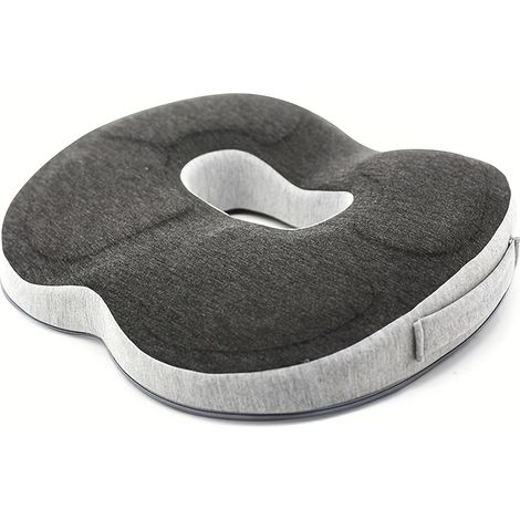 Coussin de Siège Ergonomique en Mousse à Mémoire de Forme – Antidérapant avec Base Stable et Haute Respirabilité, Confort Durable pour Bureau, Maison et Télétravail (1/5)
