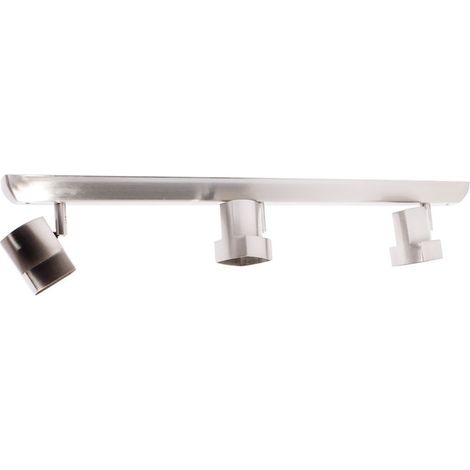 Striscia di illuminazione a 3 punti MOKA NICKEL SATIN CRYSTAL RECORD 002-2150-3-053