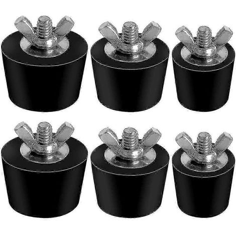 Trois tailles de bouchons antigel pour l'hivernage des piscines, adaptés aux trous de fixation et aux bouchons d'expansion pour skimmers de piscines hors sol - JA (1/5)