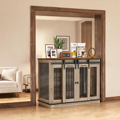 Cage de transport pour animaux en mDF Stahl 120 x 60 x 88,5 cm (1/5)