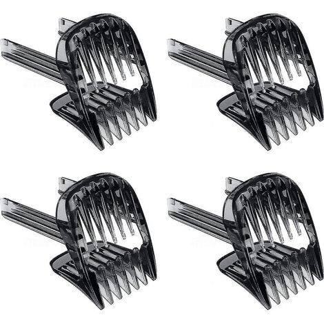 Lot de 4 sabots de 1 à 7 mm pour tondeuses à cheveux HC9450, HC9490, HC9452, HC7460 et HC7462. Représentant de tondeuse à cheveux de haute qualité. (1/5)
