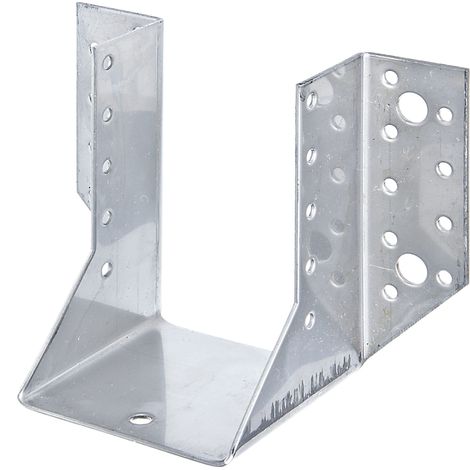 Alberts 335427 Scarpa per travi, Tipo A, Acciaio inox, 80 x 120 mm