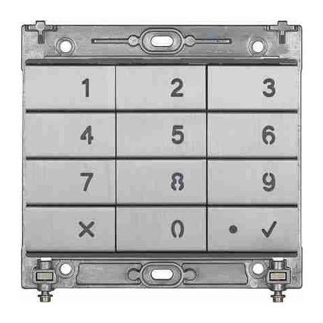 Module clavier supplémentaire BTI345500 finition aluminium