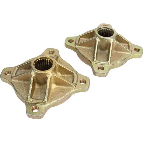 paire de moyeux de roue arrière à 4 goujons, cannelures 24T, 25 mm pour karting, quad et VTT 125 cc, 150 cc et 200 cc (1/5)