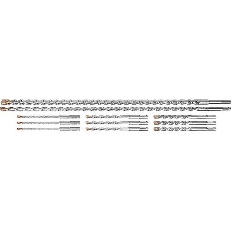 Kit Forets a percussion HELLER BIONIC PRO 11 pieces SDS-Plus diam. 6,8,10,12 et 16mm